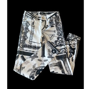 GIANNI VERSACE VERSUS BLACK/WHITE JEANS
